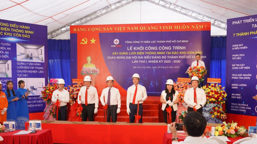 TP.HCM khởi công xây dựng lưới điện thông minh tại Đặc khu Côn Đảo